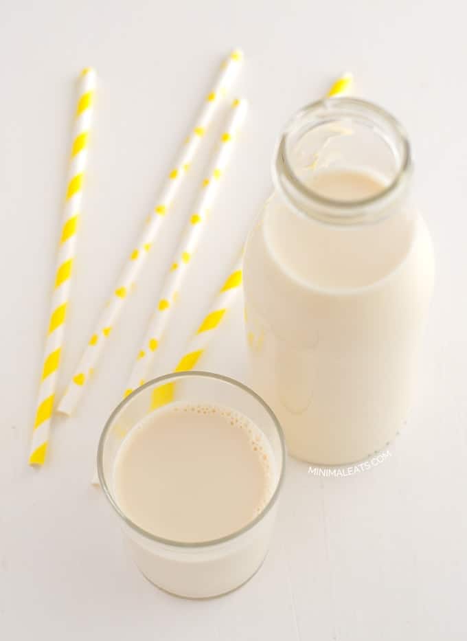 Soy Milk | minimaleats.com #minimaleats #vegan #recipe #glutenfree