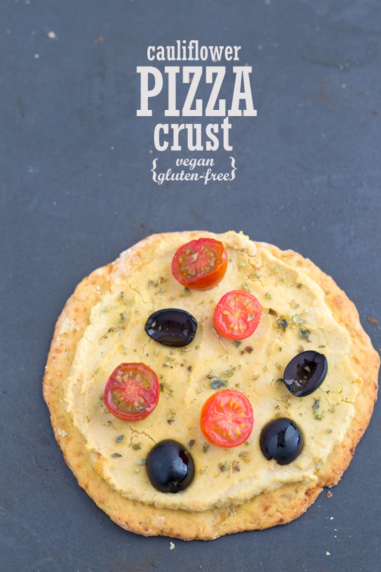Cauliflower PIZZA crust | #vegan and gluten free