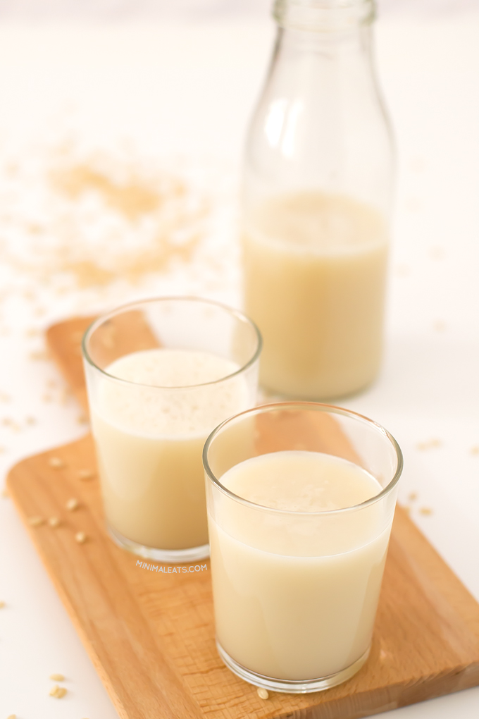 Rice Milk | minimaleats.com #minimaleats #vegan #recipe #glutenfree