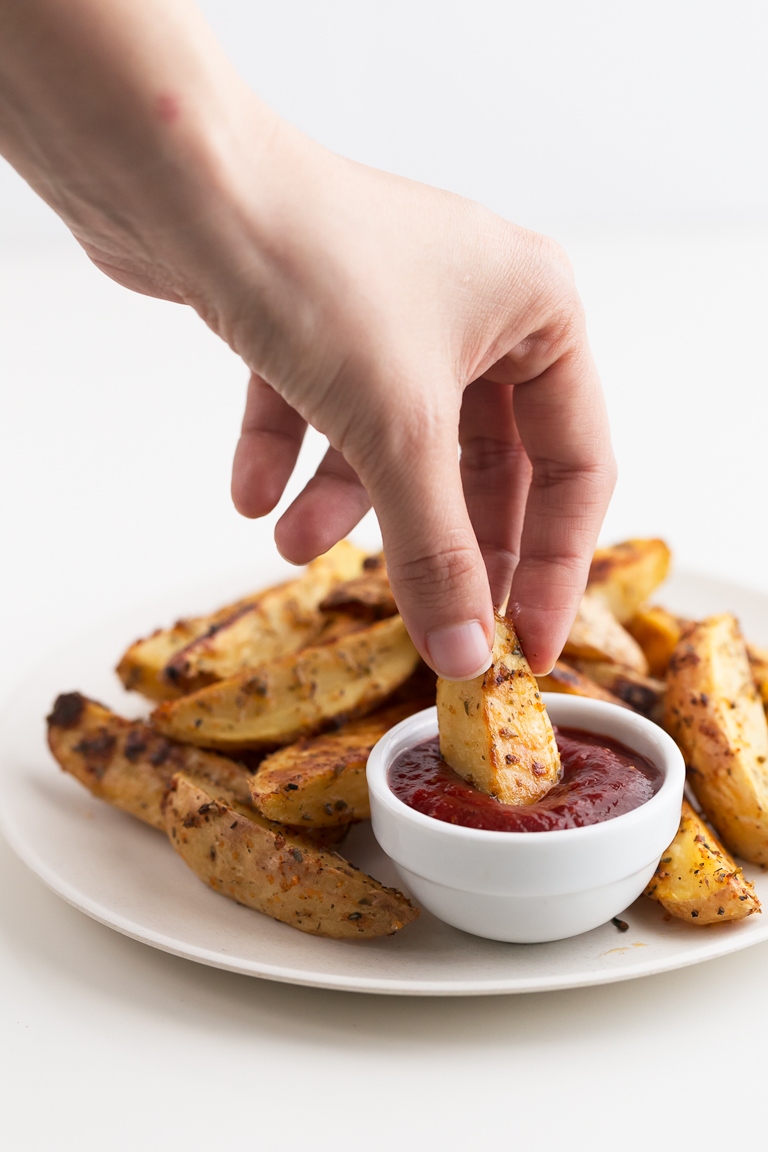 Baked Potato Wedges - Simple Vegan Blog