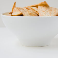 Baked tortilla chips