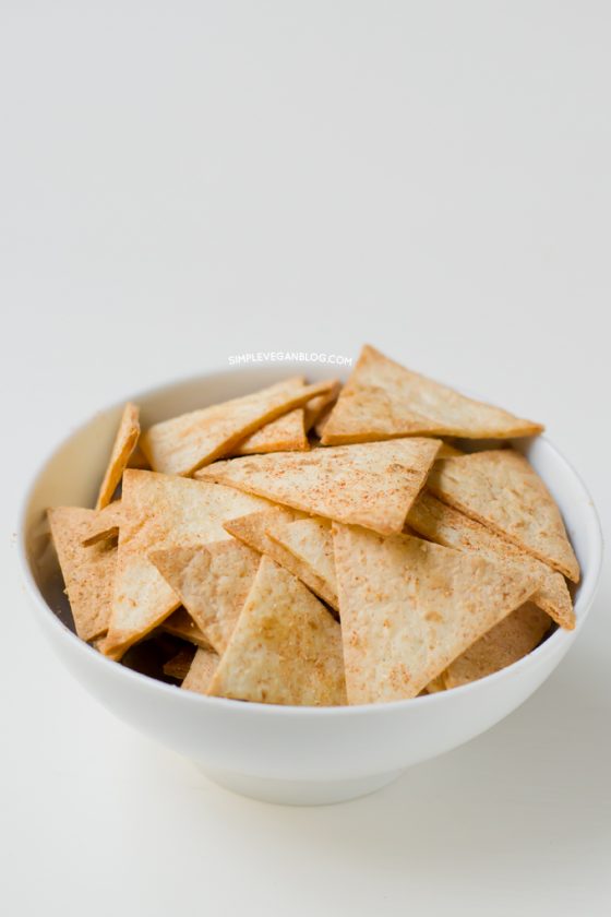 Baked Tortilla Chips Simple Vegan Blog