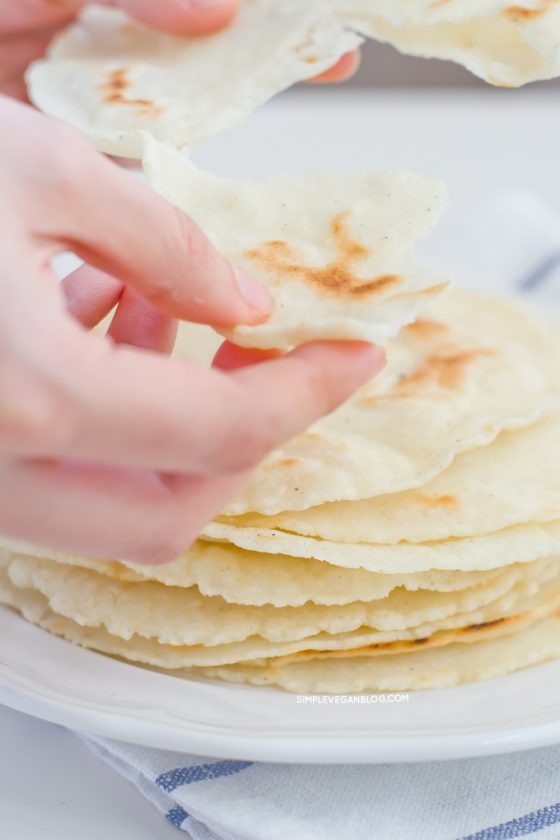 Tortillas (Gluten Free) Simple Vegan Blog
