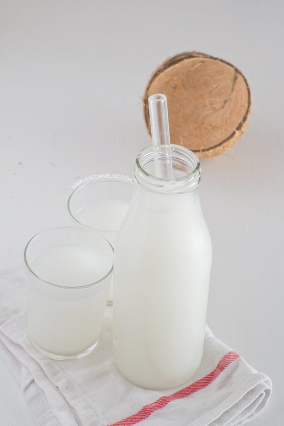 Homemade Coconut Milk Simple Vegan Blog