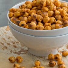 Spicy Oven Roasted Chickpeas