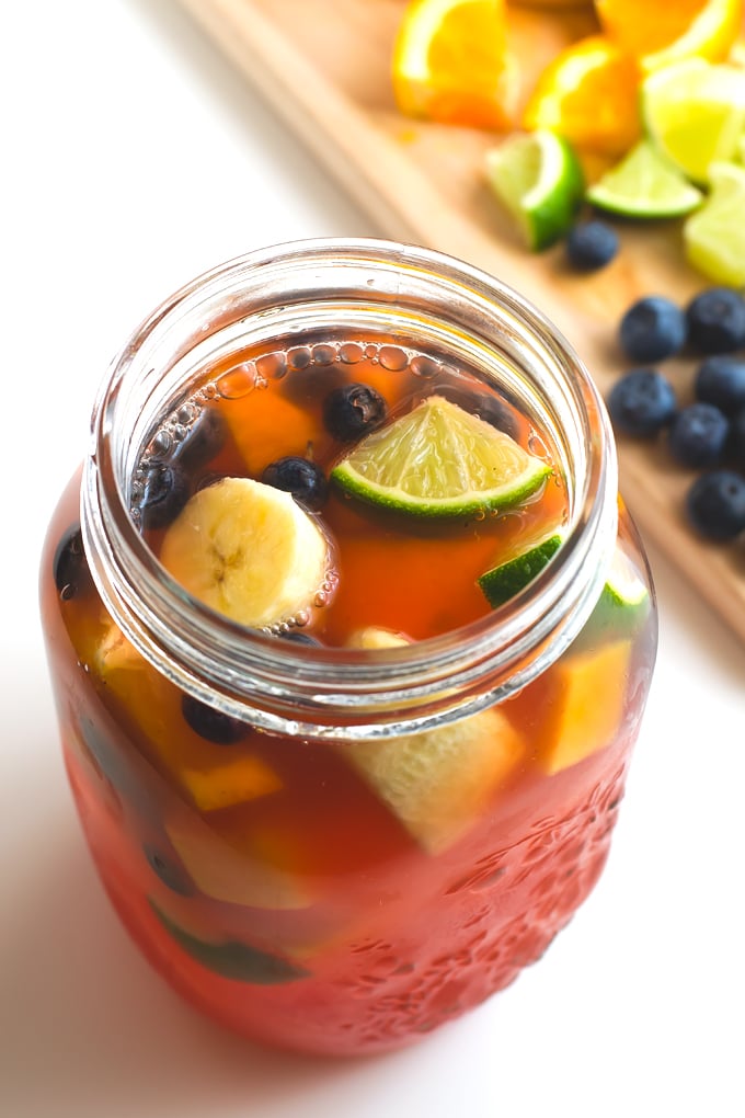 Non alcoholic sangria #vegan