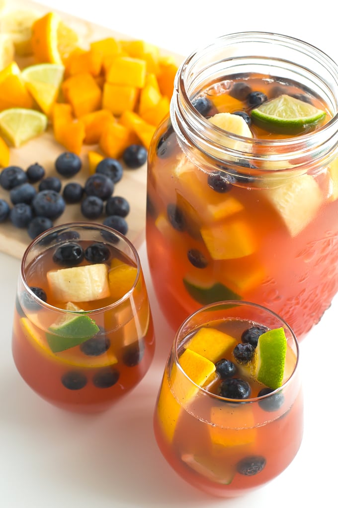 Non alcoholic sangria #vegan