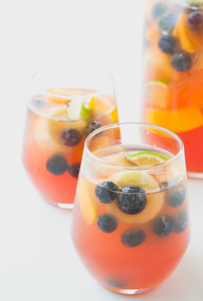 Easy Non-Alcoholic Sangria - Sweets & Thank You