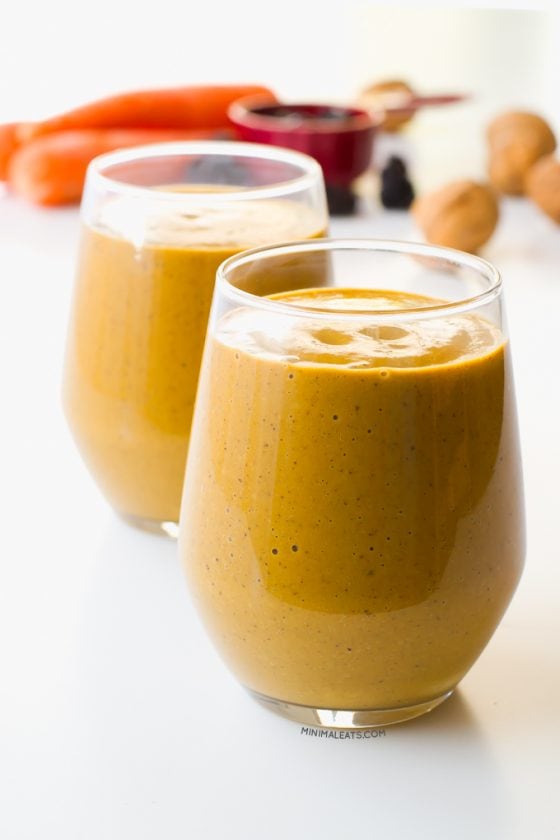 Creamy Carrot Smoothie Simple Vegan Blog