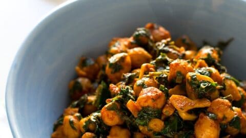 Spanish Spinach with Chickpeas