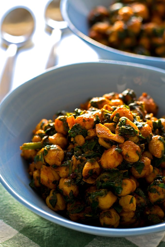 Spinach with Chickpeas