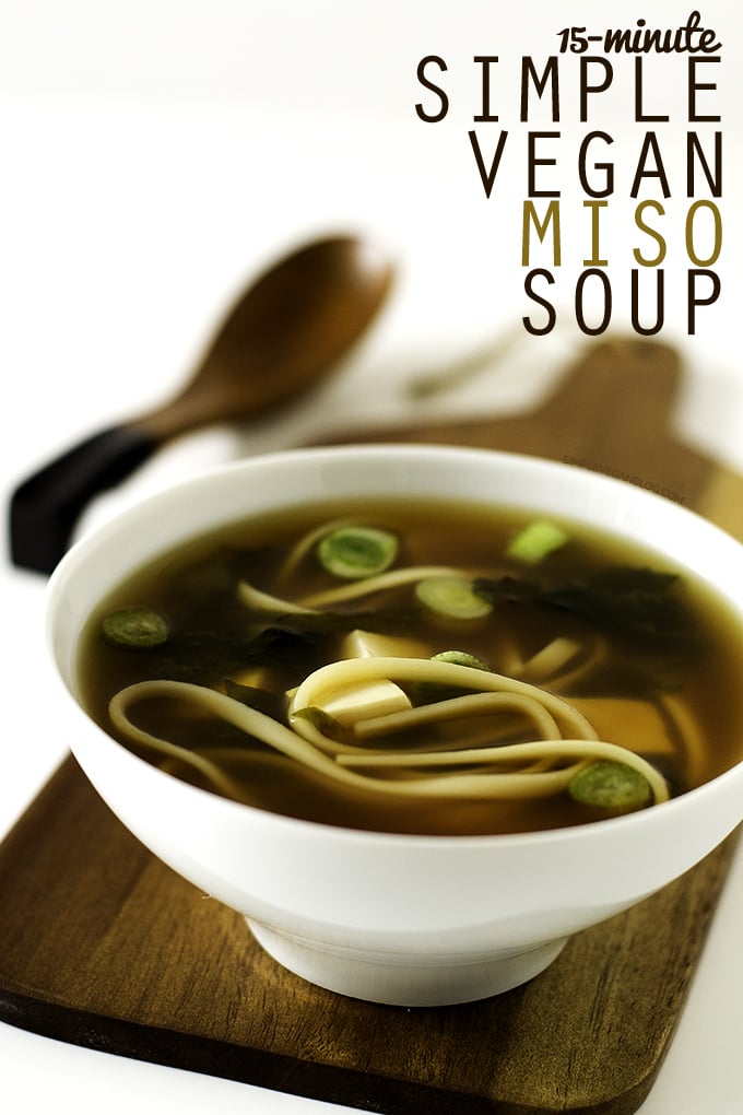 15 Minute Simple Vegan Miso Soup