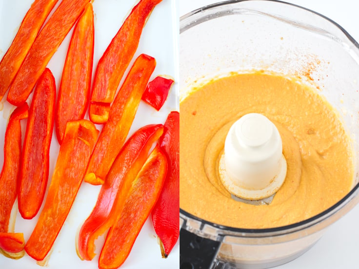 Roasted Red Pepper Hummus