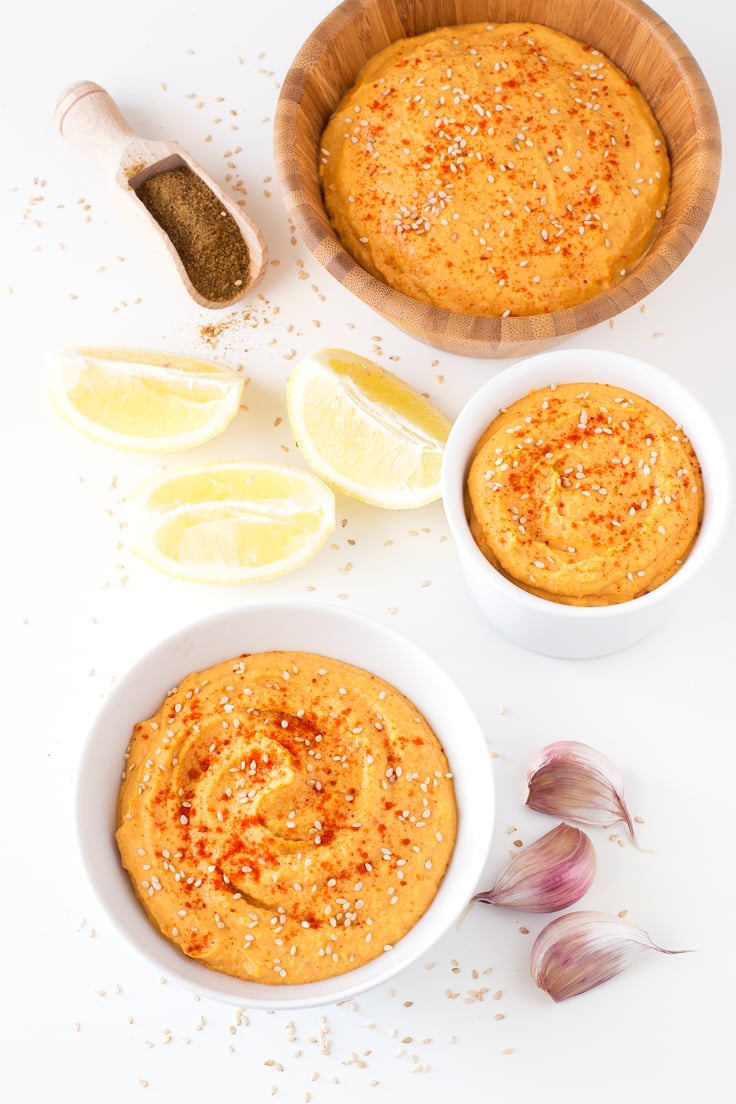 Roasted Red Pepper Hummus