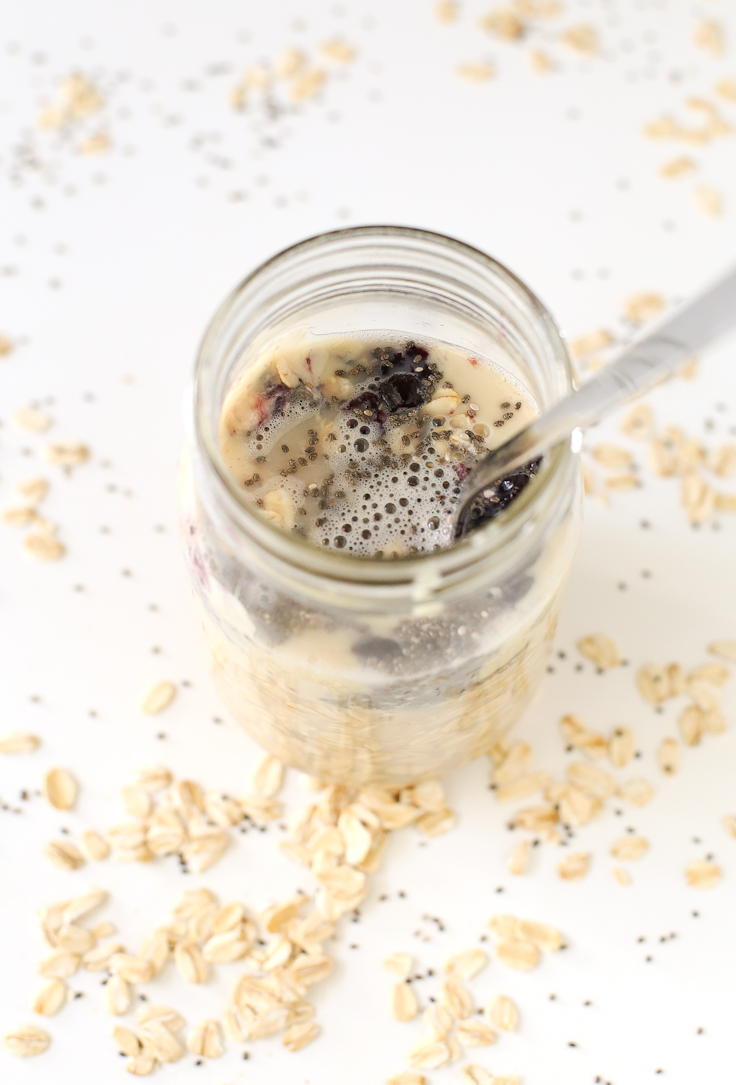 How to make overnight oats | simpleveganblog.com #vegan #glutenfree #healthy