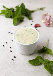 Vegan yogurt sauce
