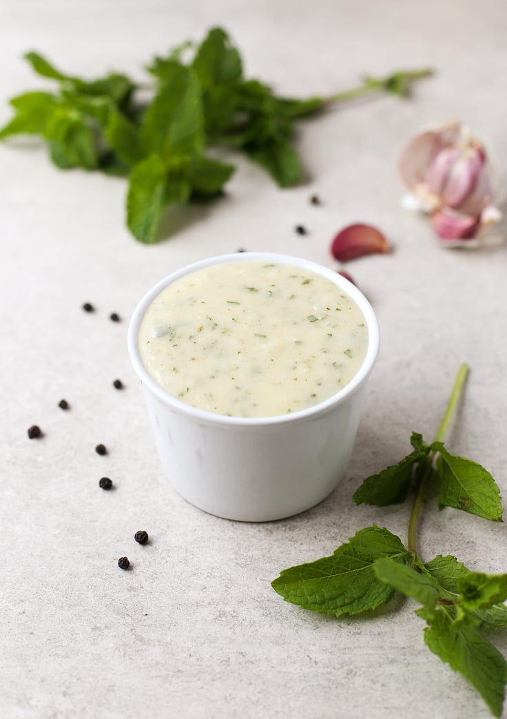 Vegan Yogurt Ranch Dressing - This Savory Vegan