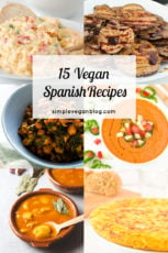 15 Vegan Spanish recipes | simpleveganblog.com #vegan #spanish