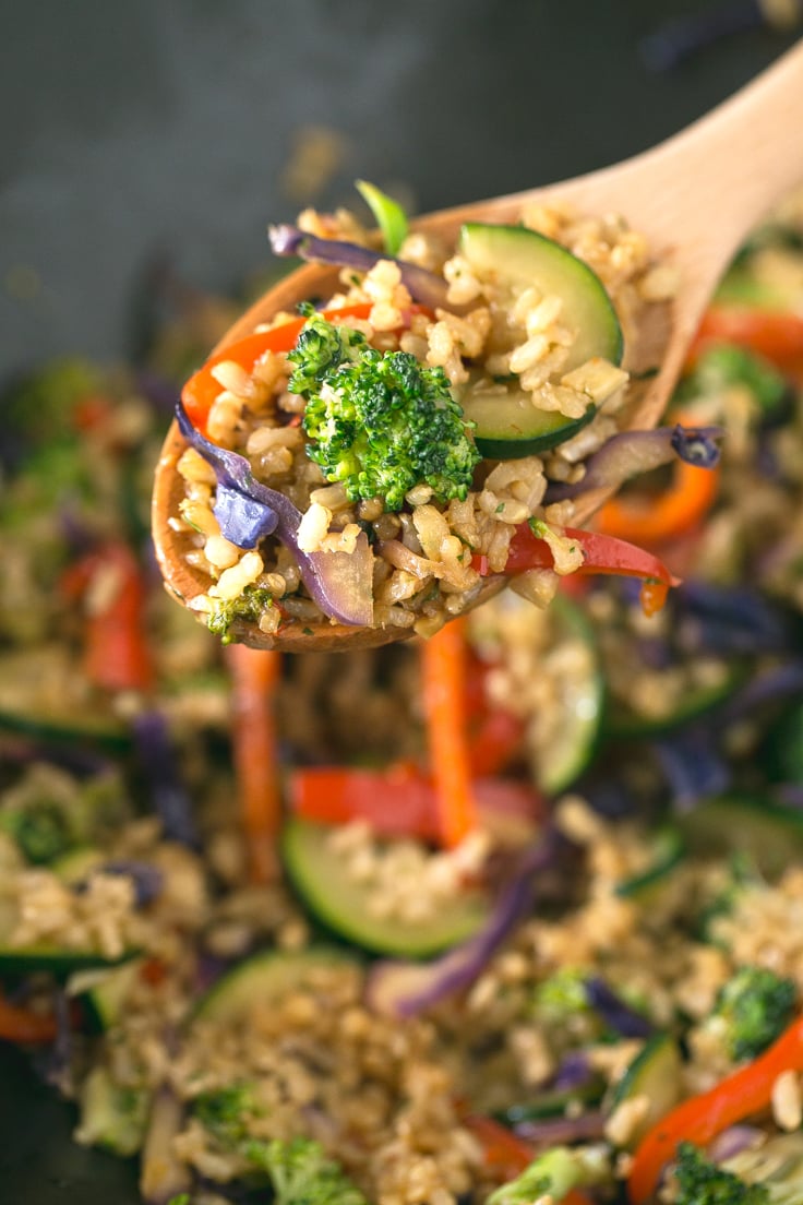 Brown Rice Stir-Fry With Vegetables ~ Simple Vegan Blog