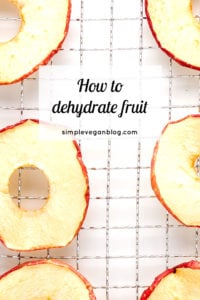How to dehydrate fruit - How to dehydrate fruit. Dehydrated fruit is a super nutritious and healthy snack, perfect to eat on the go or when you're travelling.