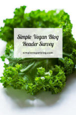 Simple Vegan Blog reader survey
