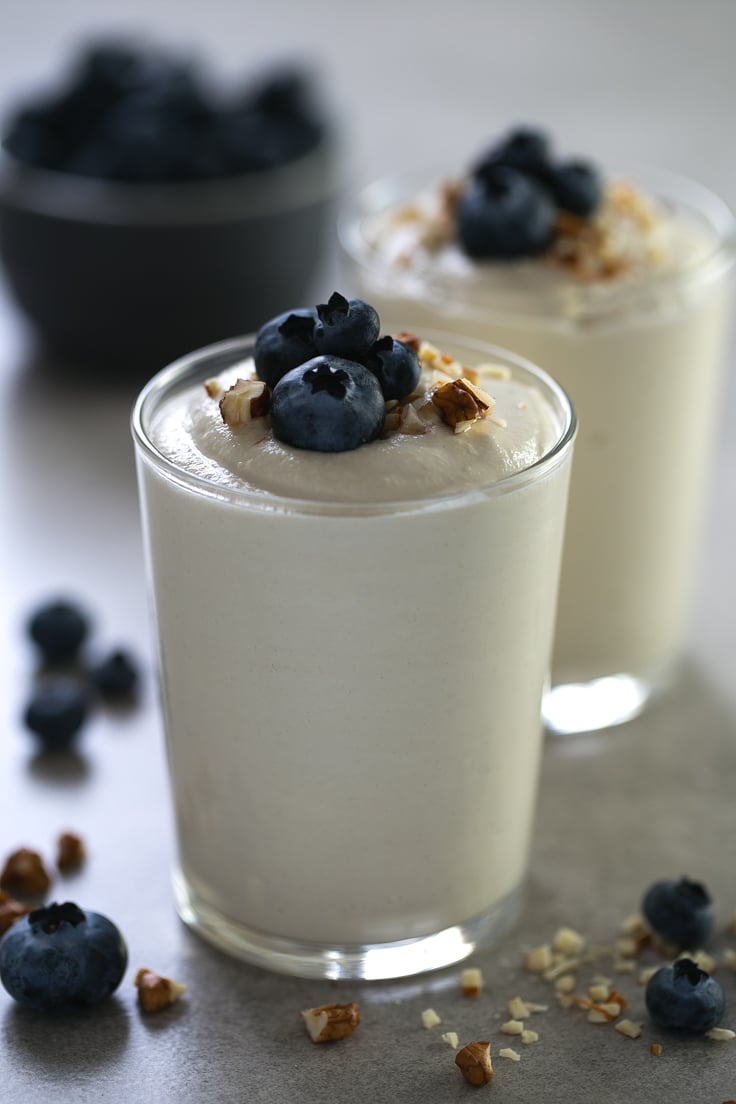 Simple vegan cashew yogurt - Making non-dairy yogurt at home is so easy, besides, it's healthier and tastes so good! We used unsalted raw cashews to make this delicious vegan yogurt.