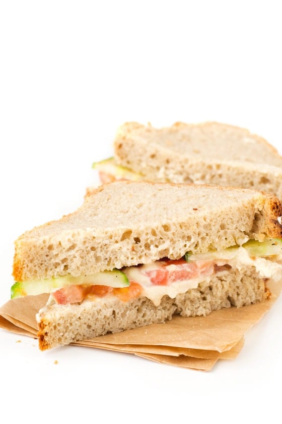 Simple Hummus Sandwich Simple Vegan Blog