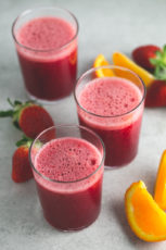 Valentine's day juice - This Valentine's Day juice has a beautiful and vibrant color that is perfect for this special occasion. It's the perfect drink to celebrate the love.