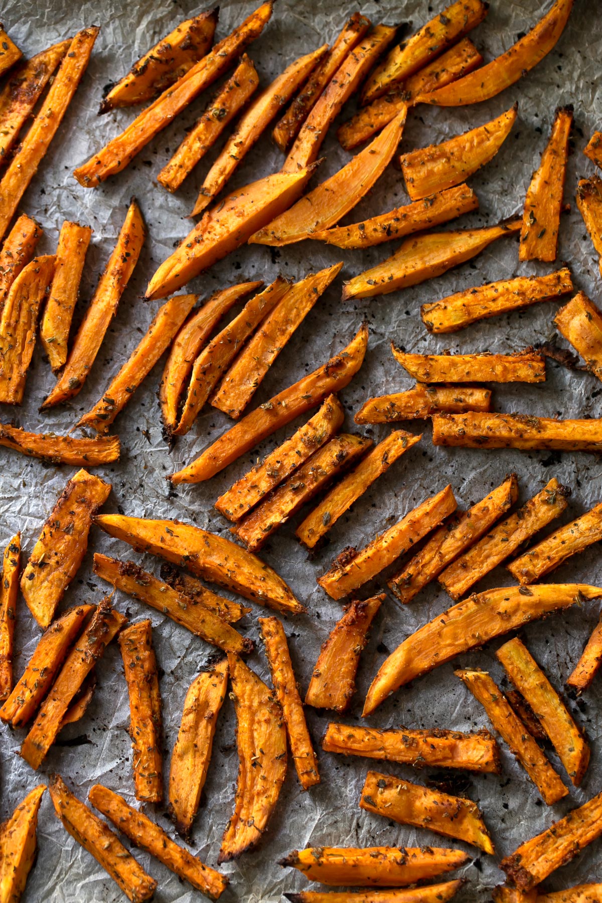 Baked sweet potato fries 