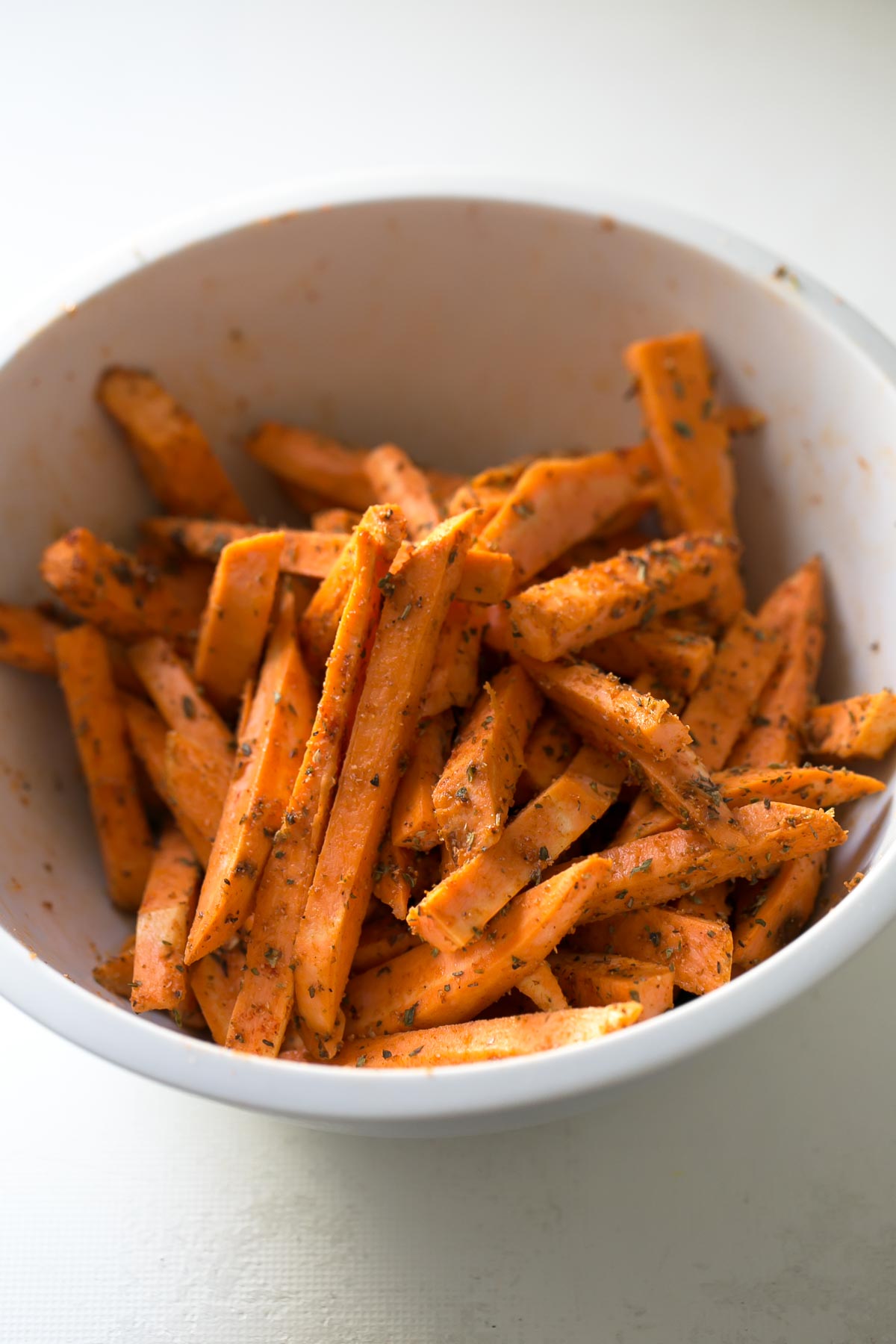 Baked sweet potato fries 