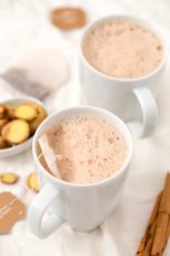 Ginger Tea Latte. - This ginger tea latte is perfect for Christmas and winter. It's also a healthy alternative to coffee and tastes so good!