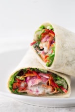 Marinated Tempeh Wraps.- These marinated tempeh wraps are so portable and convenient, perfect for a healthy and light lunch meal. You can eat them cold or hot.