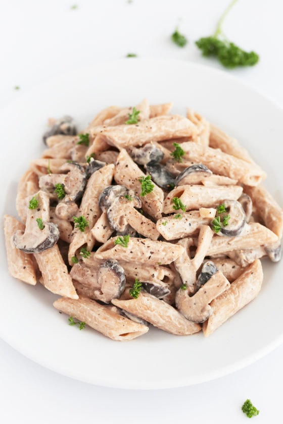 Vegan Mushroom Pasta - Simple Vegan Blog