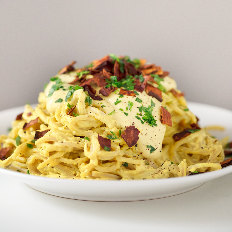 Vegan Pasta Carbonara - Simple Vegan Blog