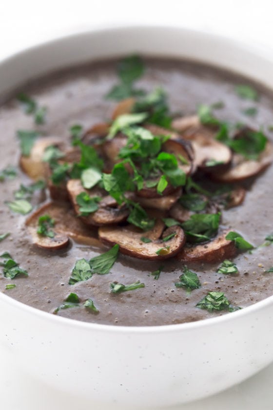 Vegan Mushroom Soup - Simple Vegan Blog
