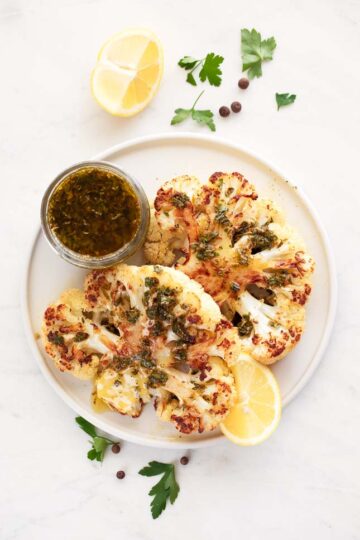 Cauliflower Steak - Simple Vegan Blog