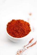 Photo of a bowl of homemade chili powder