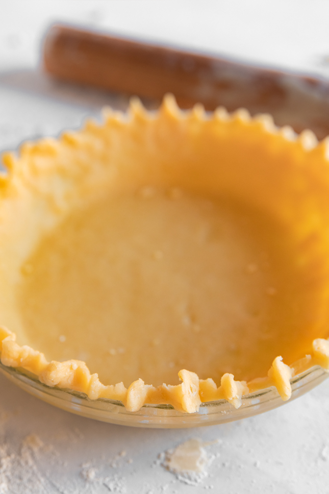 Photo of a vegan pie crust