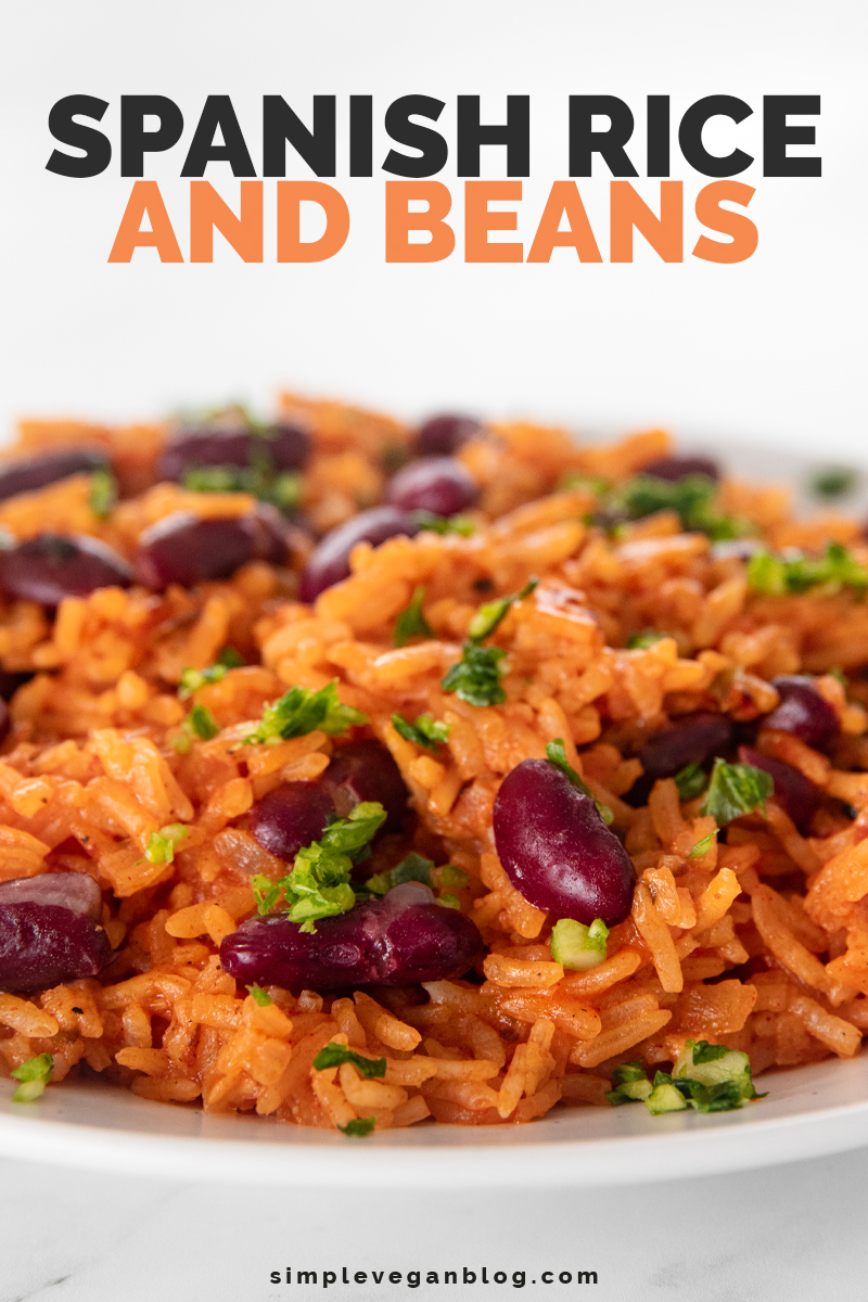 Spanish Rice and Beans - Simple Vegan Blog