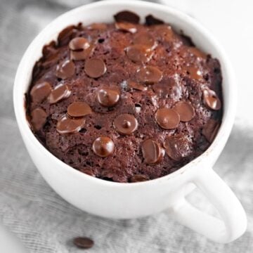 Photo of a vegan mug cake
