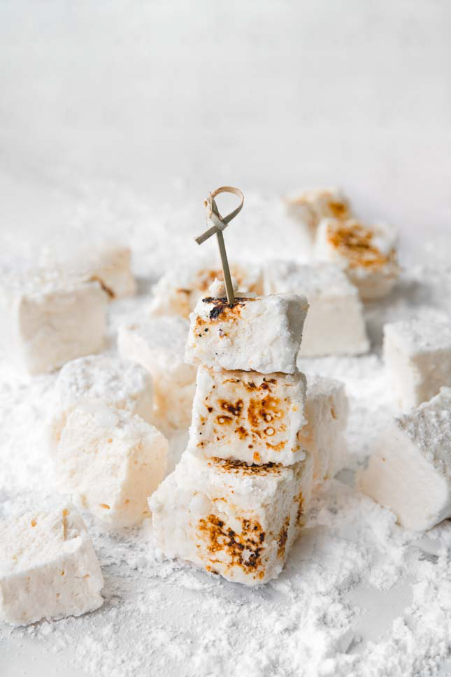 Photo of some vegan marshmallows