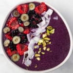 Square photo of a smoothie bowl