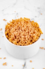 Photo of a bowl of cooked millet
