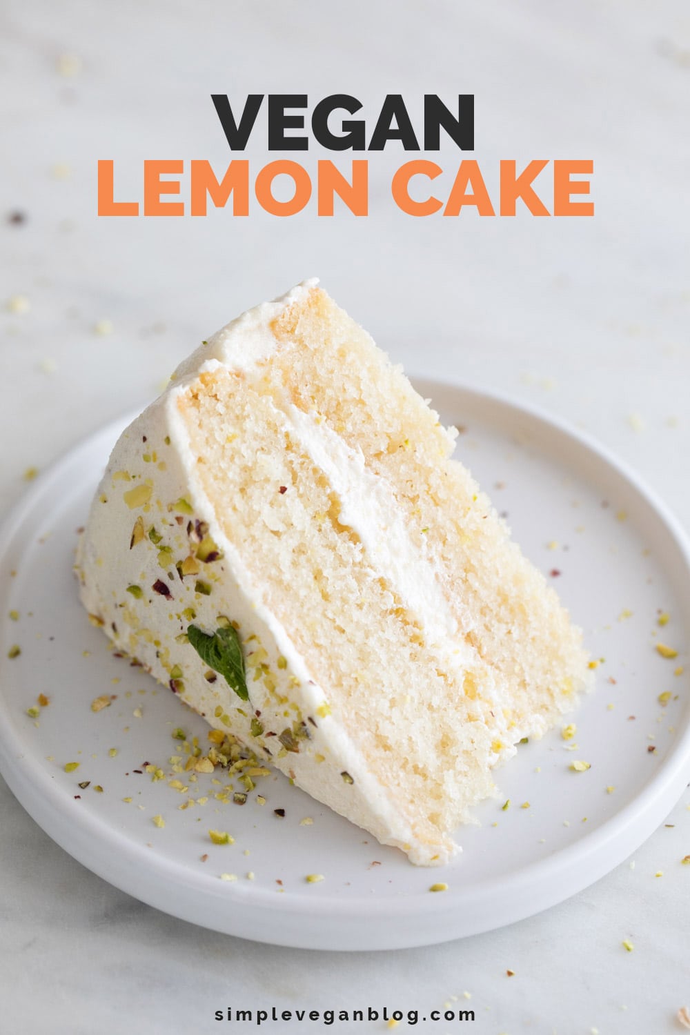 Vegan Lemon Cake - Simple Vegan Blog