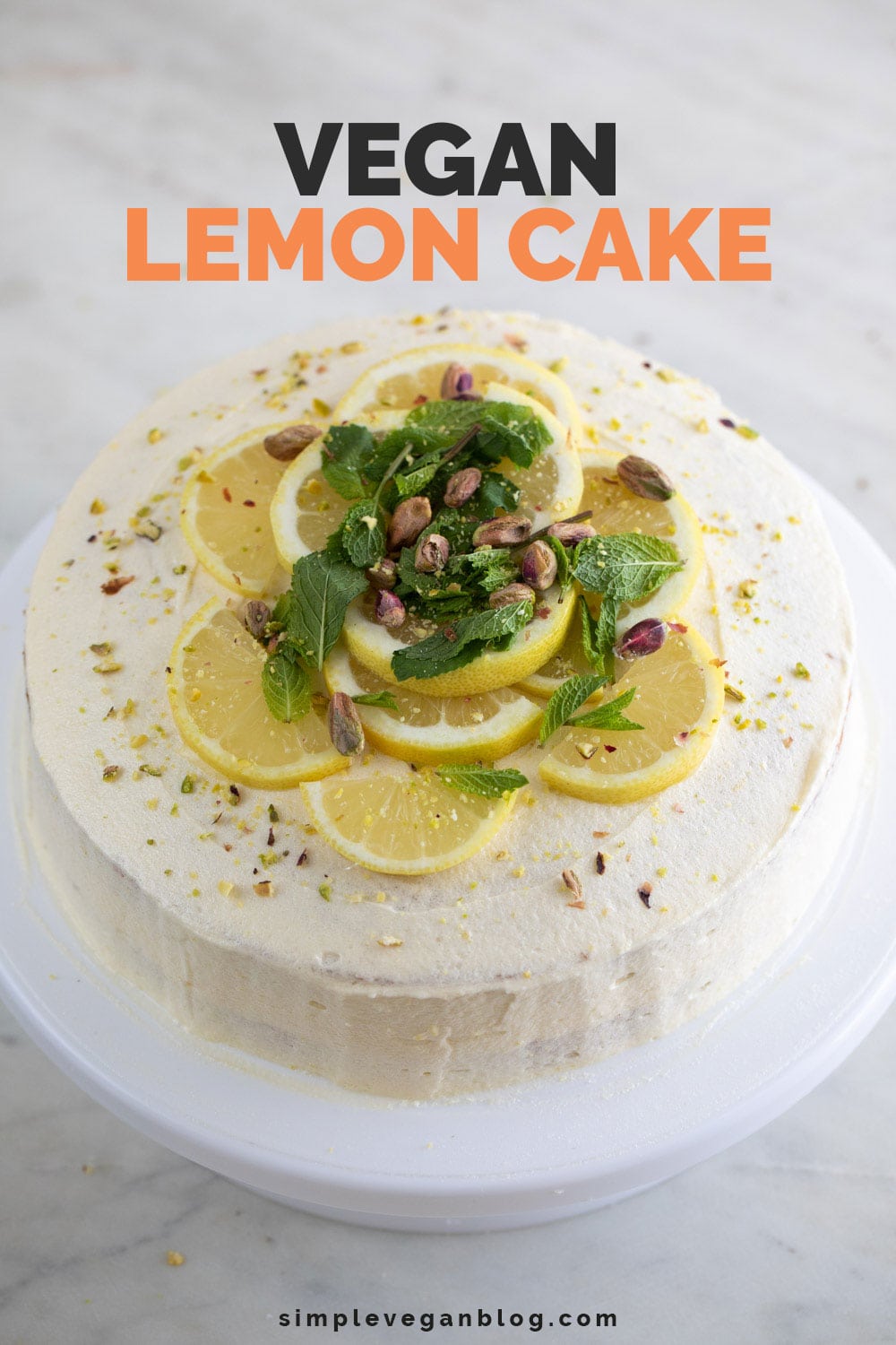 Vegan Lemon Cake - Simple Vegan Blog