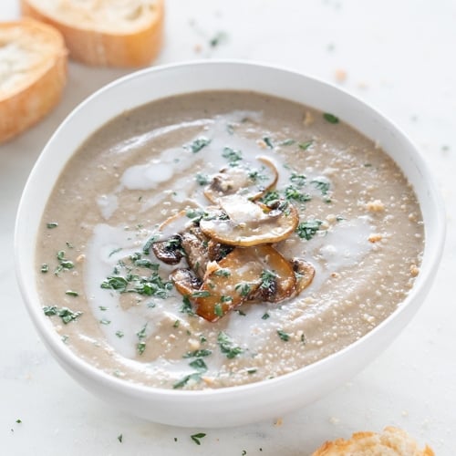 Creamy Vegan Mushroom Soup - Simple Vegan Blog