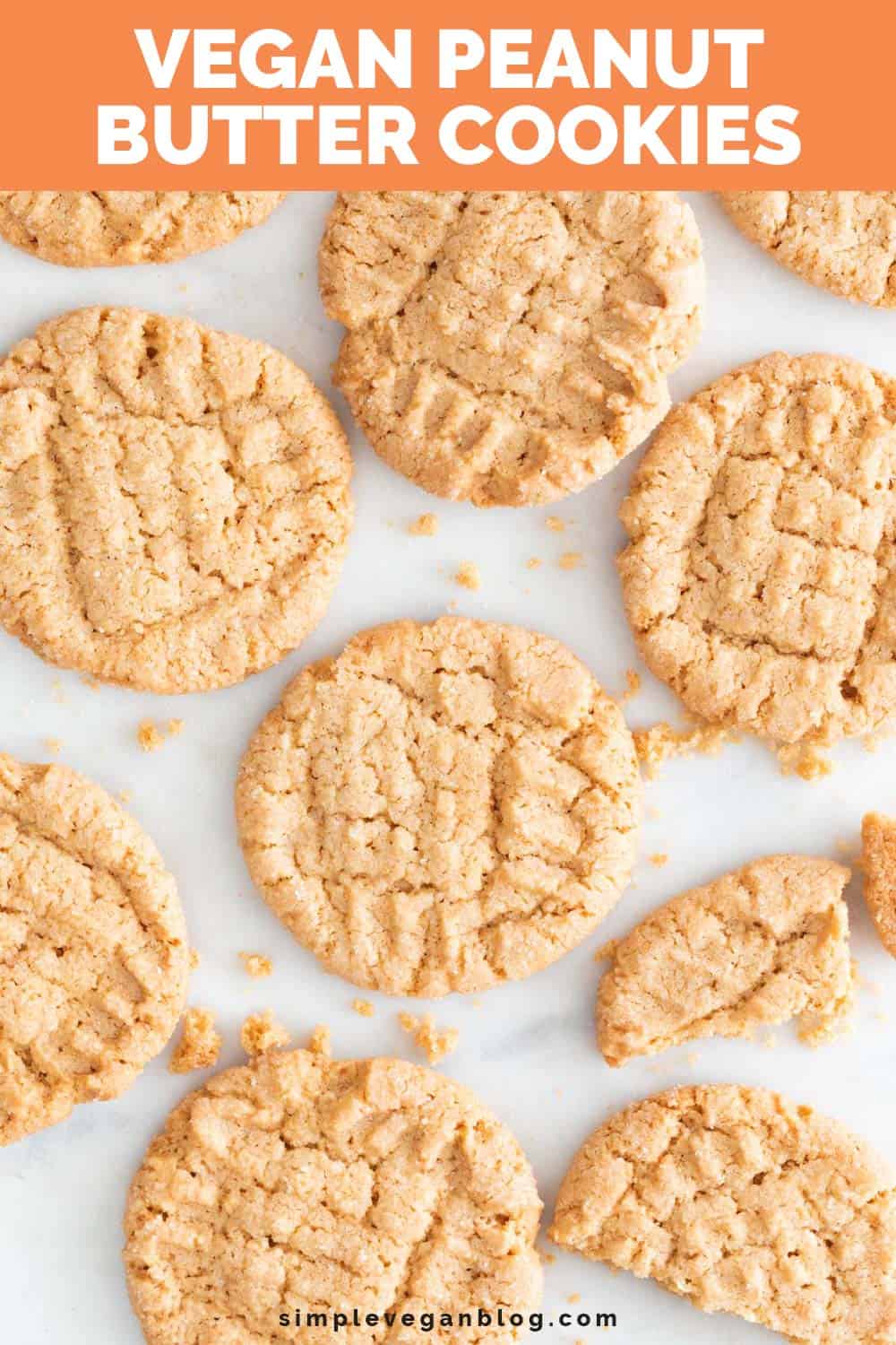 Easy Vegan Peanut Butter Cookies - Simple Vegan Blog