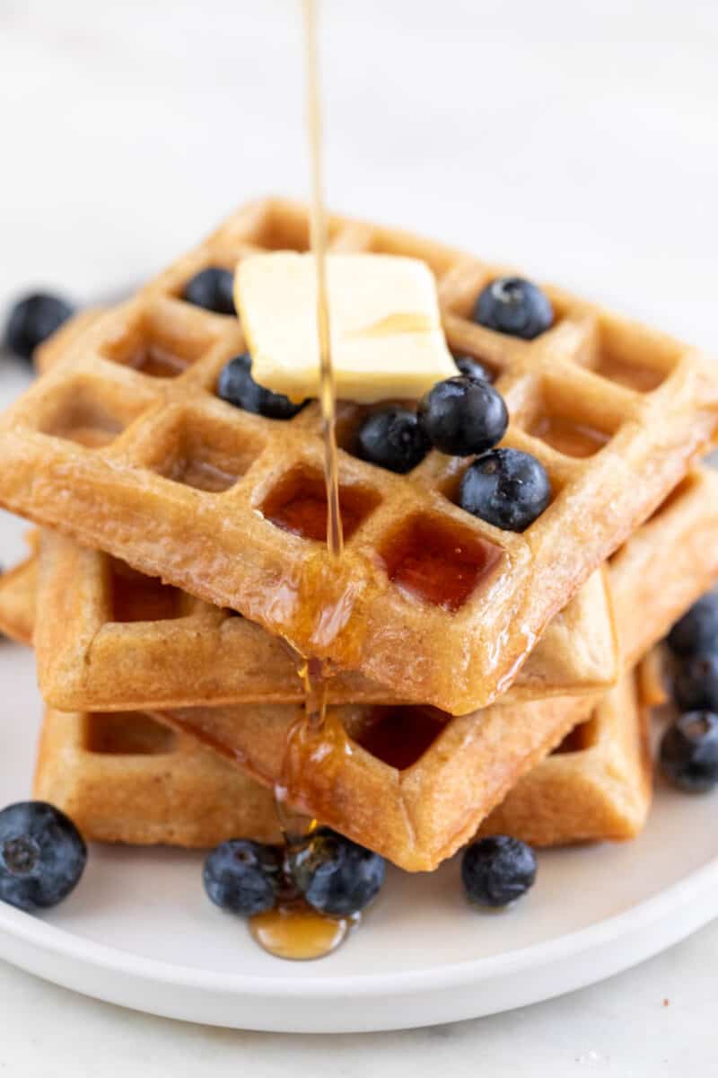 Best Vegan Waffles (Fluffy and Crispy) - Simple Vegan Blog