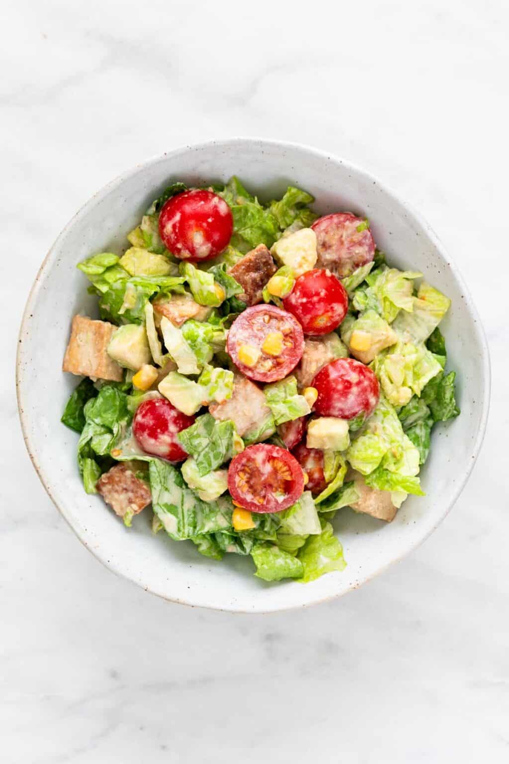 Marinated Tofu Salad - Simple Vegan Blog