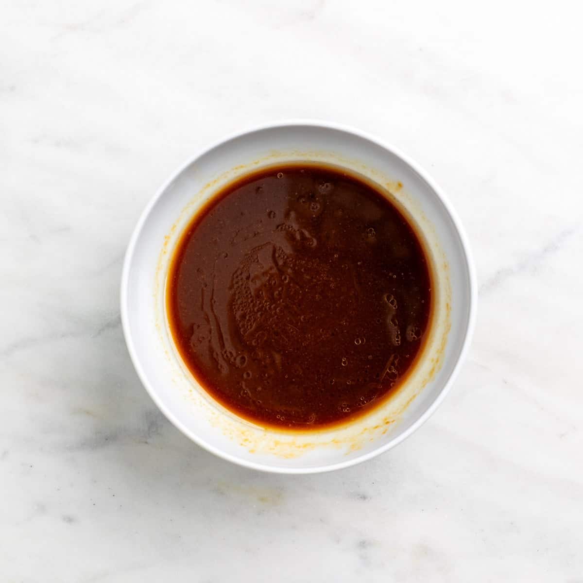 Hoisin sauce mixture in a small bowl